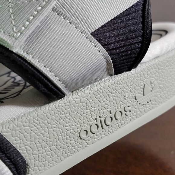 Adidas X Pharrell Williams Hu Human Race Adilette 2.0 Men's Shoes Sandals White - Picture 9 of 11